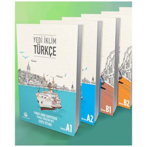 مجموعه 4 جلدی کتاب هفت اقلیم ترکی استانبولی Yedı ıklım A1 A2 B1 B2