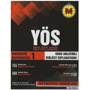 خرید کتاب ریاضی 1 آزمون یوس YOS MATEMATIK  METROPOL YAYINLARII