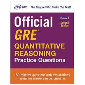 خرید کتاب Official GRE QUANTITATIVE REASONING Practice Questions کتاب آفیشیال جی ار ای کوانتیتیو ریسونینگ پرکتیس کوئسشن