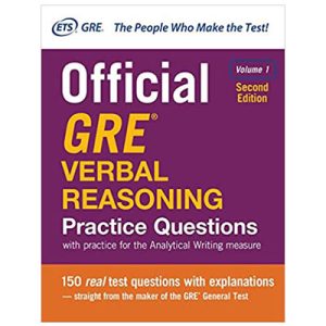 خرید کتاب Official GRE Verbal Reasoning Practice Questions