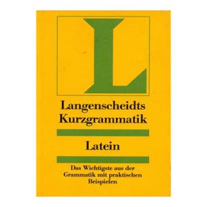 خرید کتاب گرامر کوتاه لانگنشایت Langenscheidts Kurzgrammatik Latein