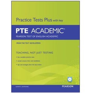 خرید کتاب PTE Academic Practice Tests Plus with key