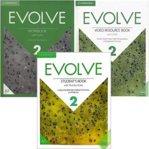 خرید کتاب ایوالو Evolve 2 پک کامل (Student Book +  Workbook + Video Resource Book):