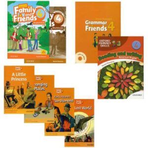 پک کامل کتاب فمیلی اند فرندز 4 American Family and Friends pack ویرایش دوم سایز وزیری